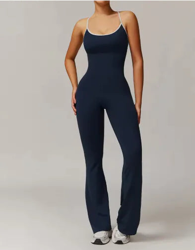 All-Season Solid Jumpsuit
